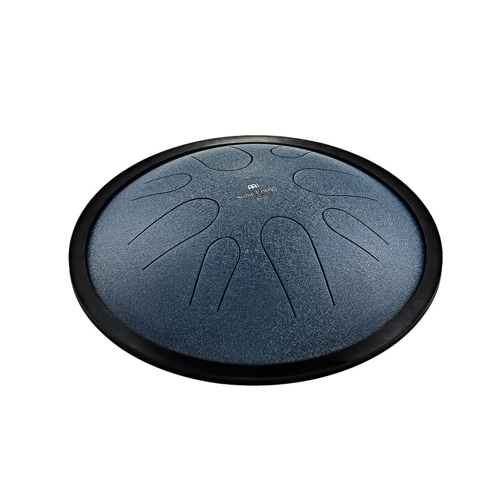 Compact Steel Tongue Drum 10" - C Minor/8 Notes/432 Hz - Navy Blue