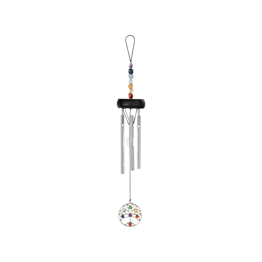Mini Tree of Life Chakra Chime 12"/30 cm - Silver