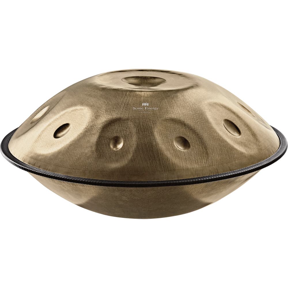 Sensory Handpan Stainless Steel D Kurd 10 Notes 440 Hz - Vintage Gold