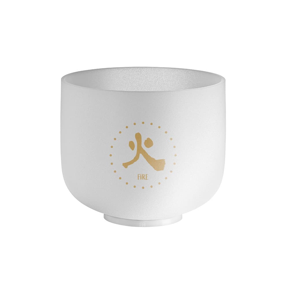 8" TCM Crystal Singing Bowl, Fire 384 Hz