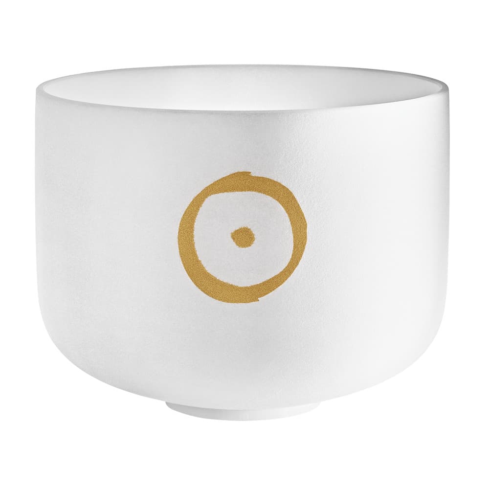 Planetary Tuned Crystal Singing Bowl 12" - Sun/126.22 Hz