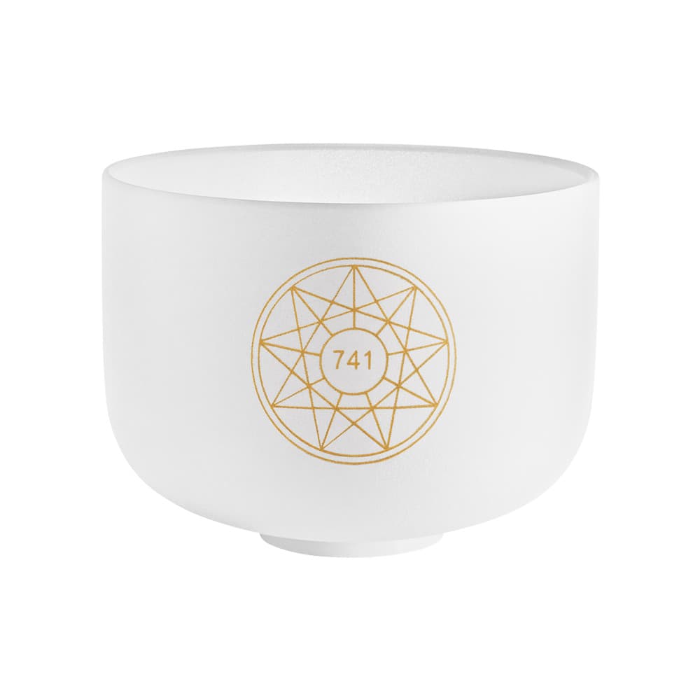 Solfeggio Crystal Singing Bowl 10" - F#4/Sol/741 Hz