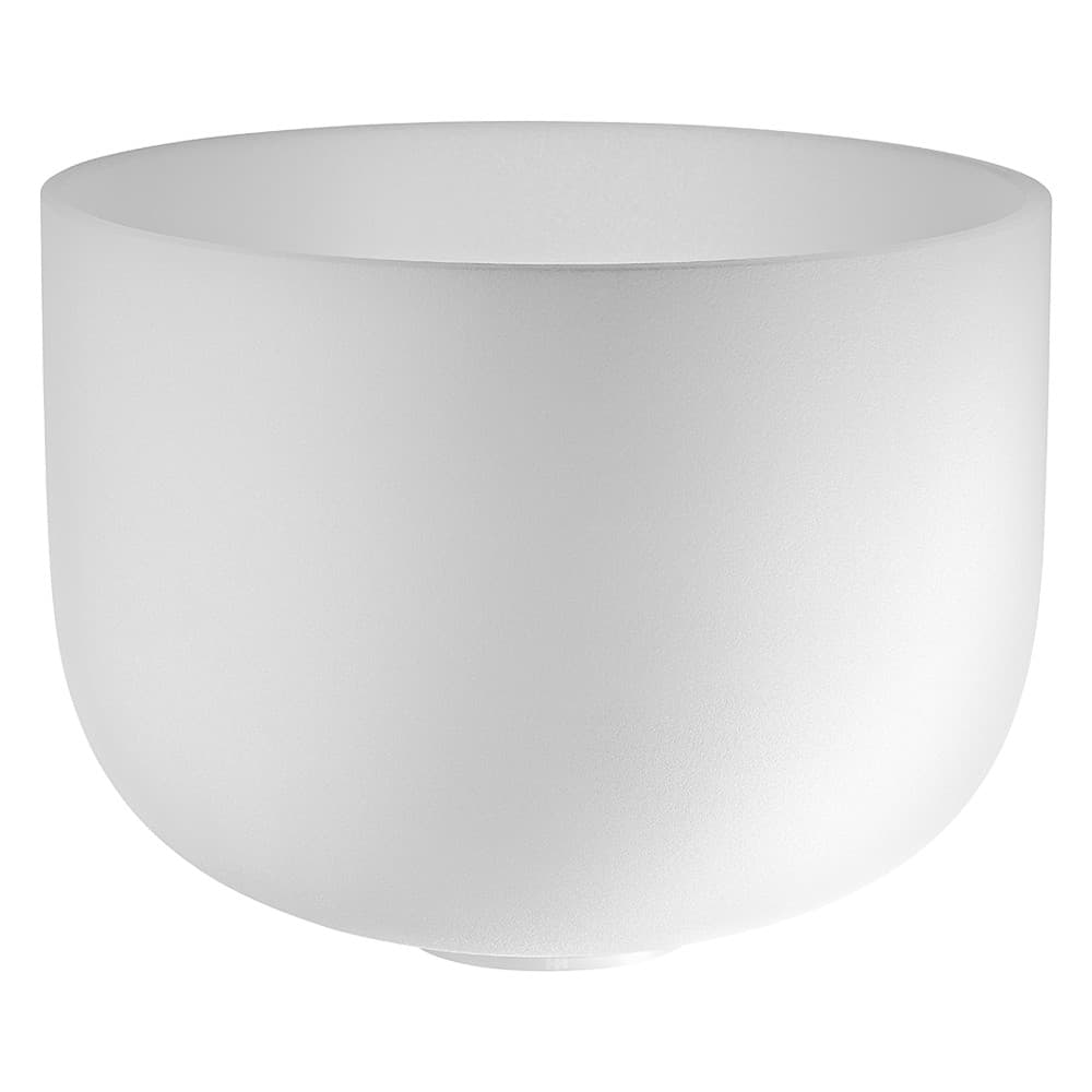 Opálos fehér kristály hangtál 13" - D4/Szakrális csakra/432 Hz