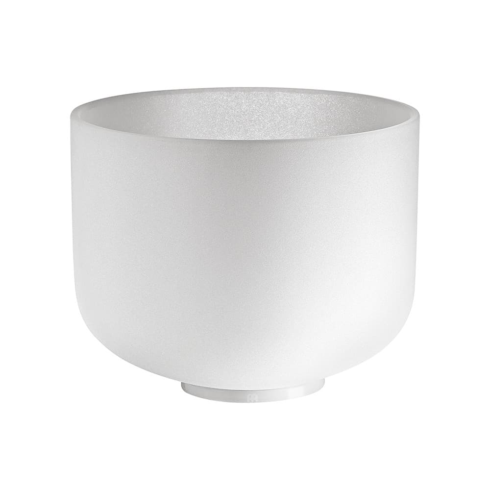 Opálos fehér kristály hangtál 10" - G4/Torokcsakra/432 Hz