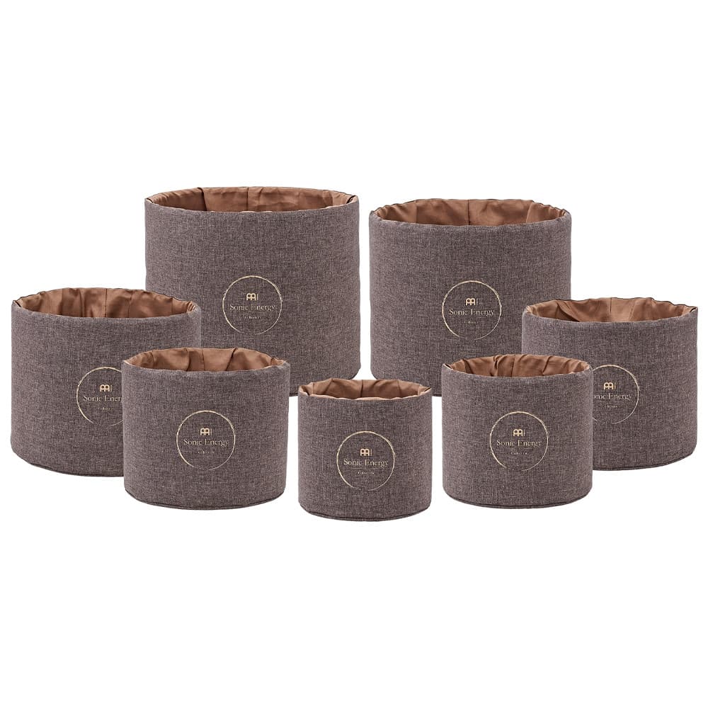 Crystal Singing Bowl Sleeve Set - Brown