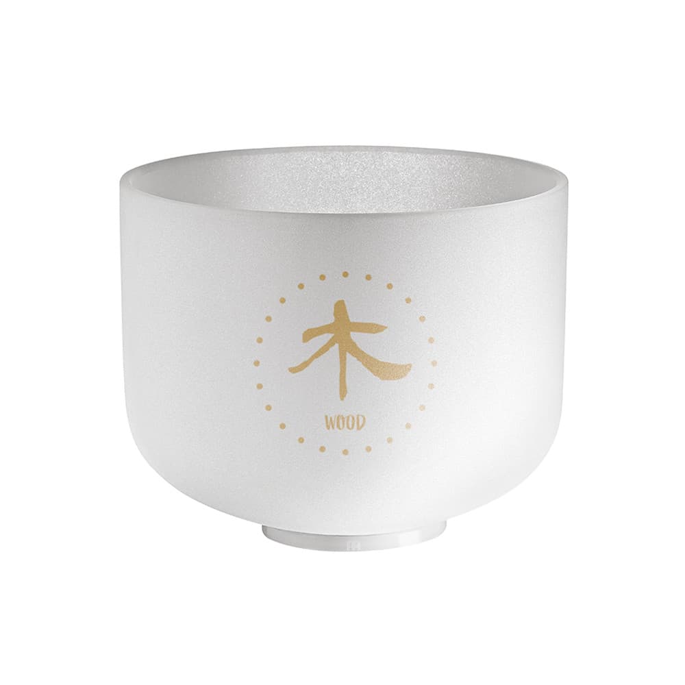 10" TCM Crystal Singing Bowl, Wood 324 Hz