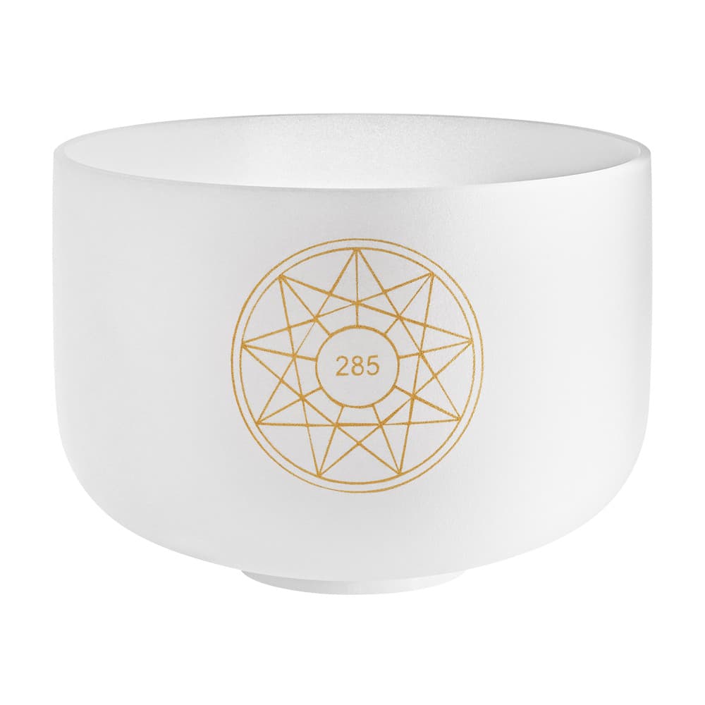 Solfeggio Crystal Singing Bowl 10" - C#4/285 Hz